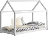 Kinderbed - houten bed - huisbed - 200x90 - wit