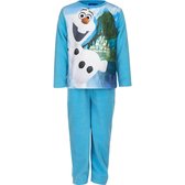 Frozen Olaf Pyjama Fleece Turquiose - Maat 110 - 5 jaar