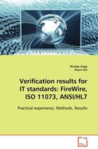 Verification results for IT standards