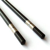ChopStore Bitchu Silver Chopsticks - 27,3 cm - Zwart