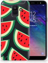 Geschikt voor Samsung Galaxy A6 (2018) Uniek TPU Hoesje Watermelons