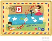 Nostalgic Art Metalen Postkaart Air Mail 10x14 cm