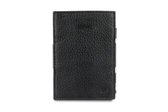 Garzini Magic Wallet Cavare met Card Sleeves RFID Leder Nappa Zwart
