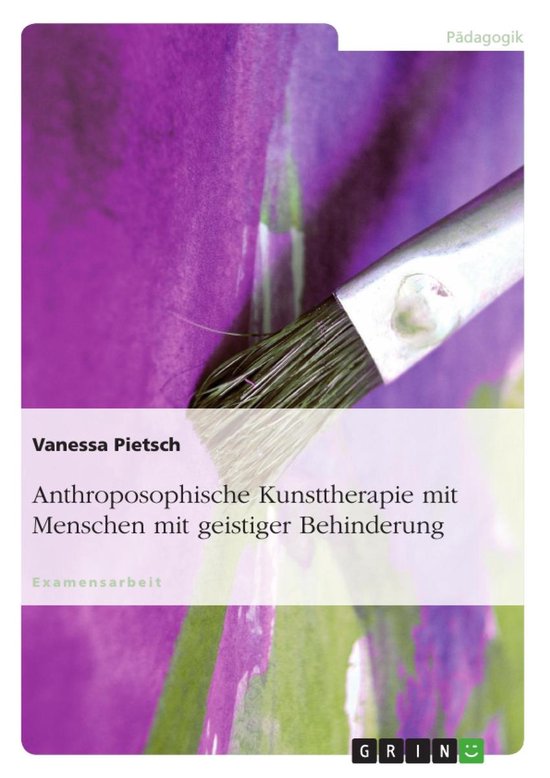Anthroposophische Kunsttherapie mit Menschen mit geistiger B ... - cover