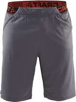 Craft Deft Shorts M 1905432 - Hardloopbroek - Grey Melange - Heren - Maat XL