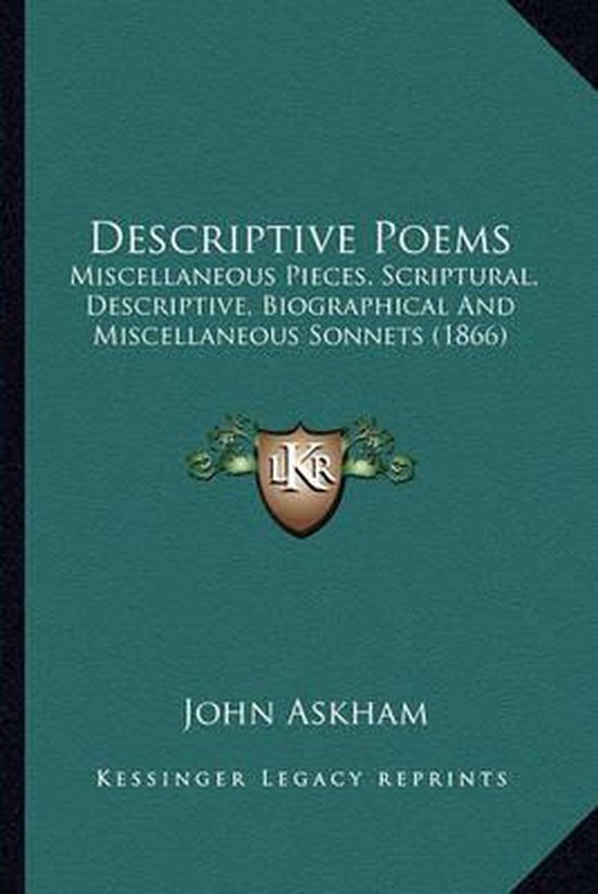 Discriptive Poem Published Example Descriptive Poems, John Askham | 9781164619611 | Boeken | bol