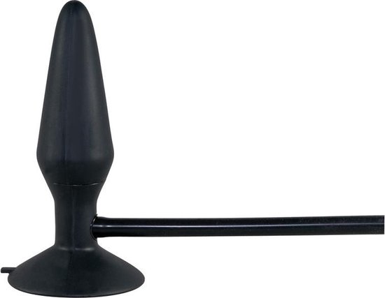 Opblaasbare Anaalplug True Black