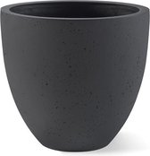 Grigio plantenbak Egg Pot S antraciet betonlook