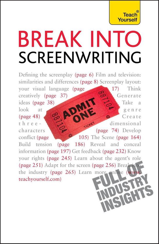 Break Into Screenwriting - cover