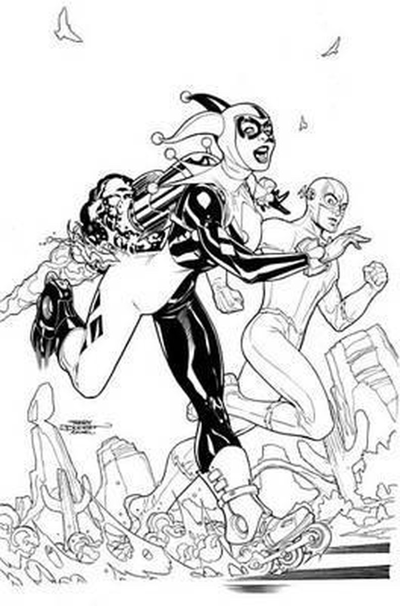 Coloriage Harley Quinn Suicid Squad Harley Quinn & the Suicide Squad An Adult Coloring Book, Various | 9781401270056 | Livres | bol.com