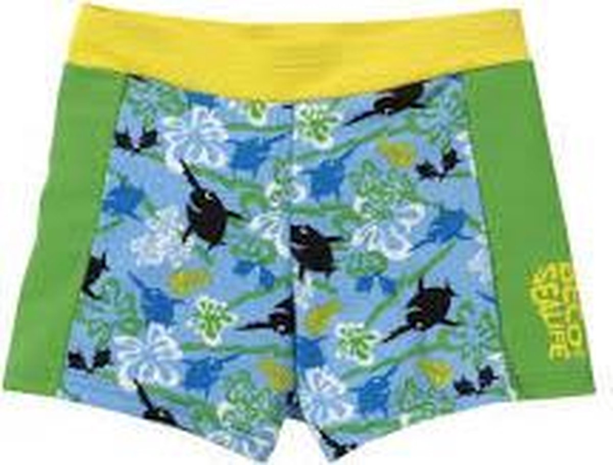 BECO zwembroek - boxer - Sealife - SPF 50+ - blauw/groen - maat 98
