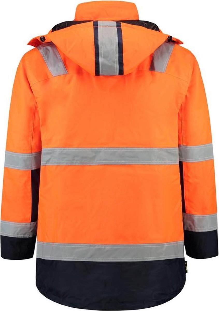 Tricorp Parka Werkjas - 403004 - Fluor Oranje / Navy - 7XL