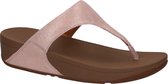 FitFlop - Shimmy Suede Toe-Post - Elegante slipper - Dames - Maat 40 - Roze - C64-323 -Rose Gold Suede