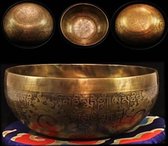 Klankschaal Tibet gegraveerd - 18x9 - 850-1000 - Metaal - Brons - M