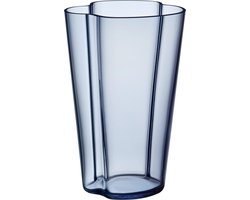Iittala Alvar Aalto Collection Vaas - 220 mm - Regenblauw