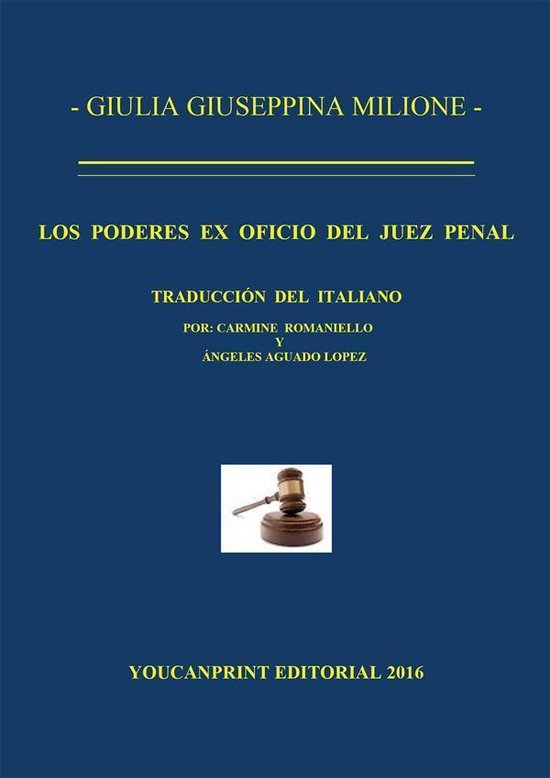 Los poderes ex oficio del juez penal - cover