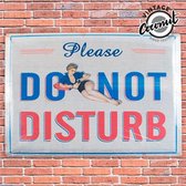 Do Not Disturb Vintage Metal Sign 30 x 40 cm
