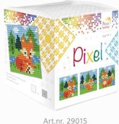 Pixelhobby Pixel Create it yourself kubus setje vosjes
