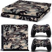 PS4 Console Skin Leger - Army| + 2 Controller Stickers voor PlayStation 4