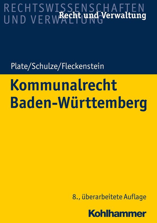 Kommunalrecht Baden-Württemberg - cover