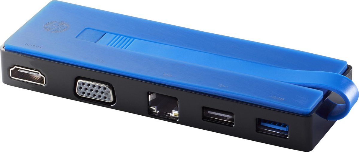 HP USBC Travel Port Replicator USB 3.0 (3.1 Gen 1) TypeC Zwart