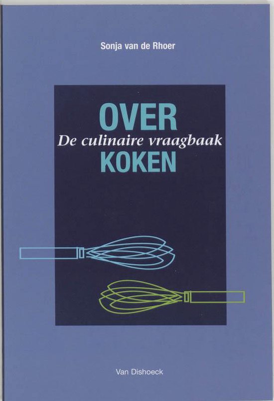 Cover van het boek 'Over koken' van Sonja van de Rhoer
