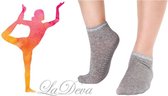 Chaussettes antidérapantes LaDeva - bouts fermés - gris