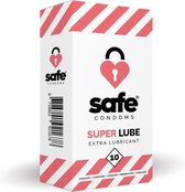 Safe Condooms - SuperLube - Extra Glijmiddel - 10 stuks