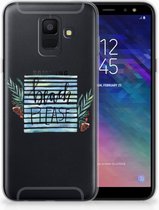 Geschikt voor Samsung Galaxy A6 (2018) Uniek TPU Hoesje Boho Beach