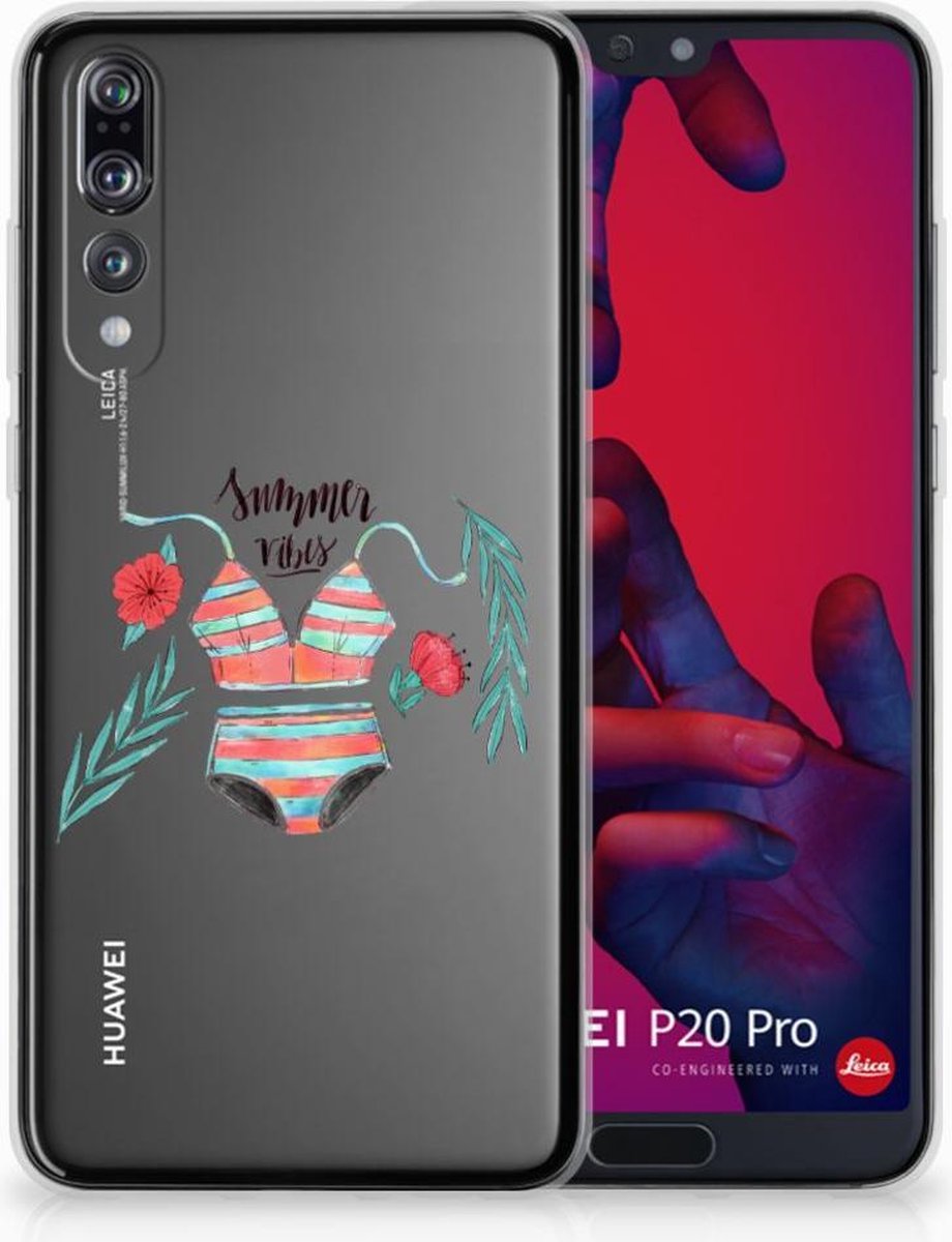 Back Cover voor Huawei P20 Pro Telefoonhoesje met Naam Boho Summer