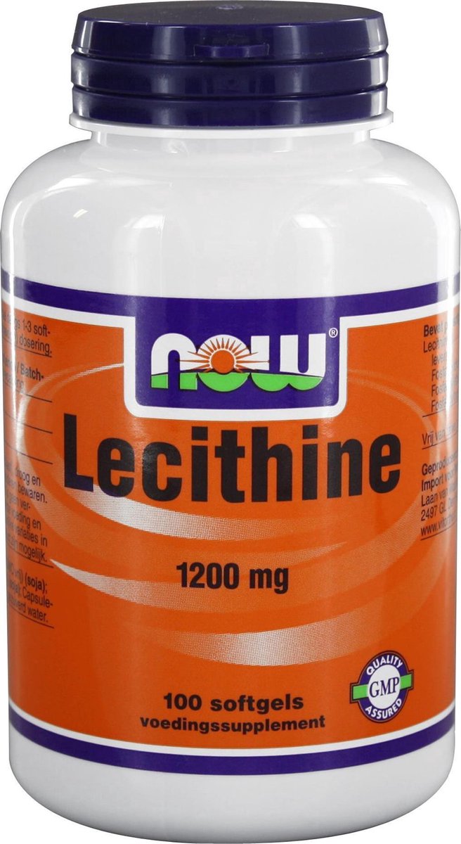 Goedkoopste NOW Lecithine 1200 mg - 100 softgels