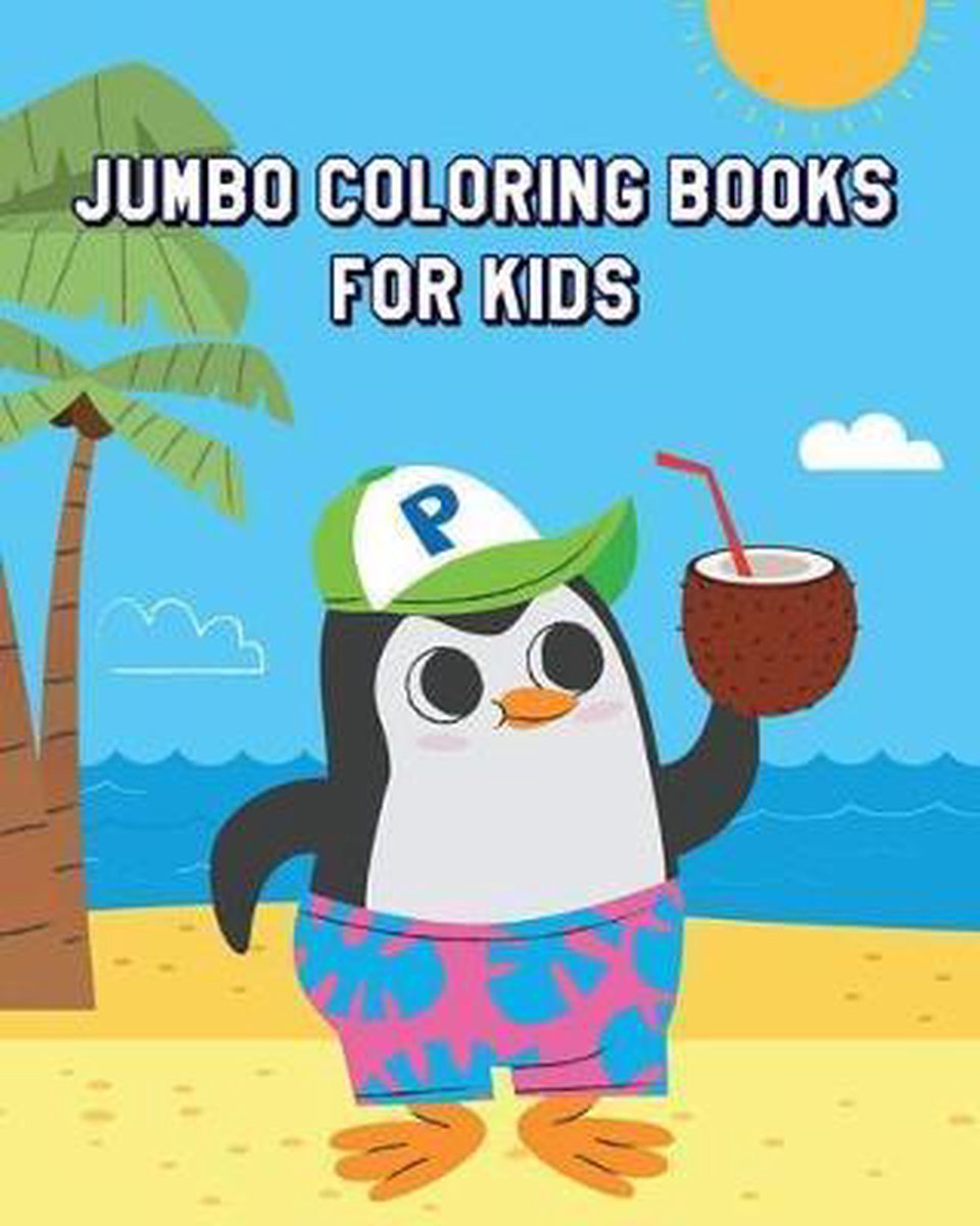 Jumbo Coloring Books For Kids van Peachy Pump