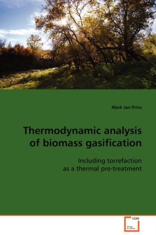 Thermodynamic analysis of biomass gasification - cover
