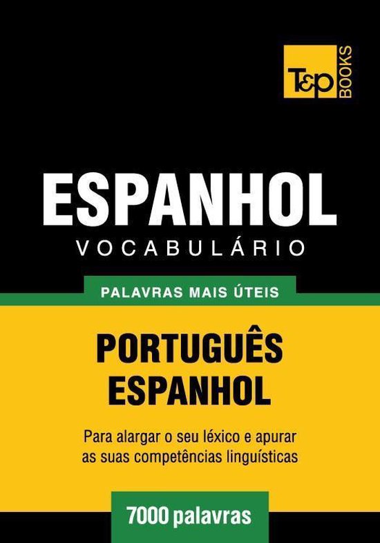 Vocabulário Português-Espanhol - 7000 palavras mais úteis - cover