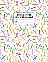 Blank Sheet Music Notebook