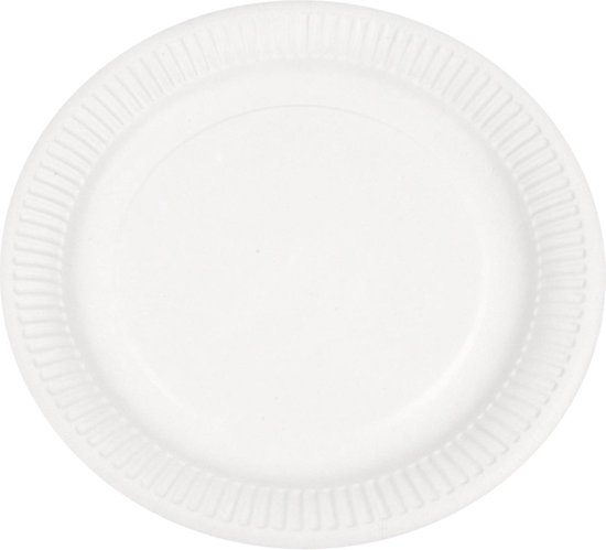Foto: Creotime papieren bord d 23 cm 100 stuks