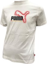 Puma T-shirt Since 1948 Maat 152 Wit/Rood