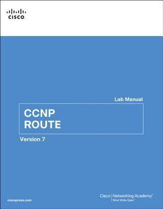 CCNP ROUTE Lab Manual - cover