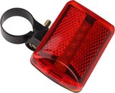 Fiets Achterlicht Achter Lamp - 5 x LED Fiets verlichting - Stadsfiets Racefiets Mountainbike - Afneembaar - Rood