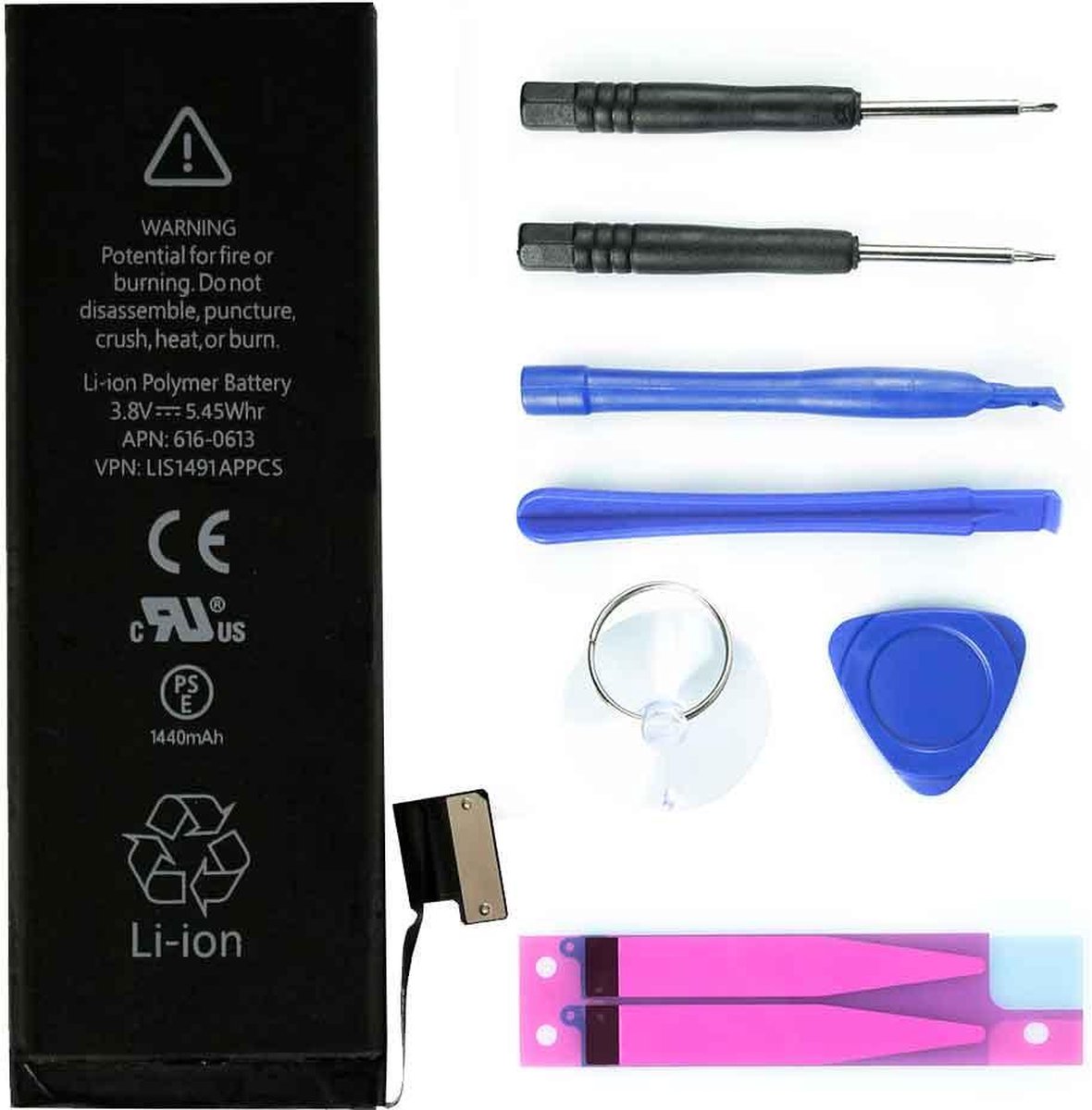 Pour le kit de réparation de la batterie de l'iPhone 5 | bol.com