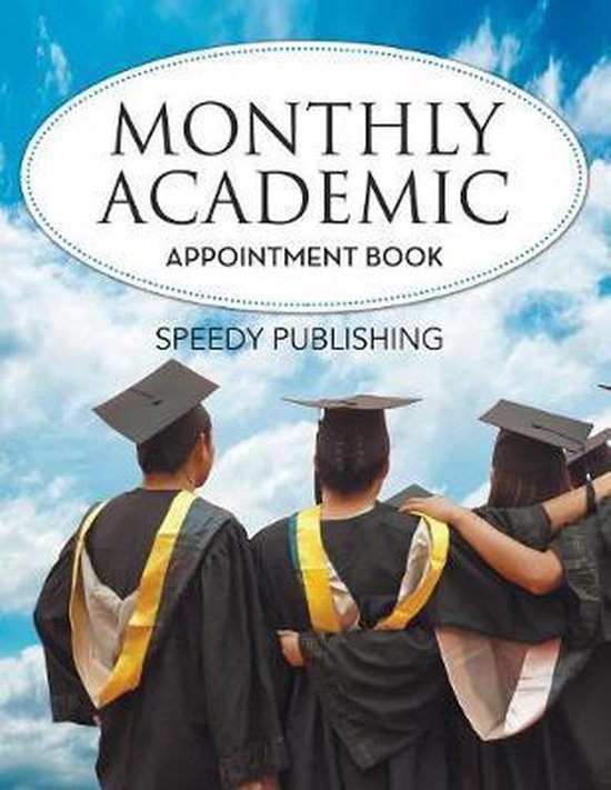 Monthly Academic Appointment Book - cover