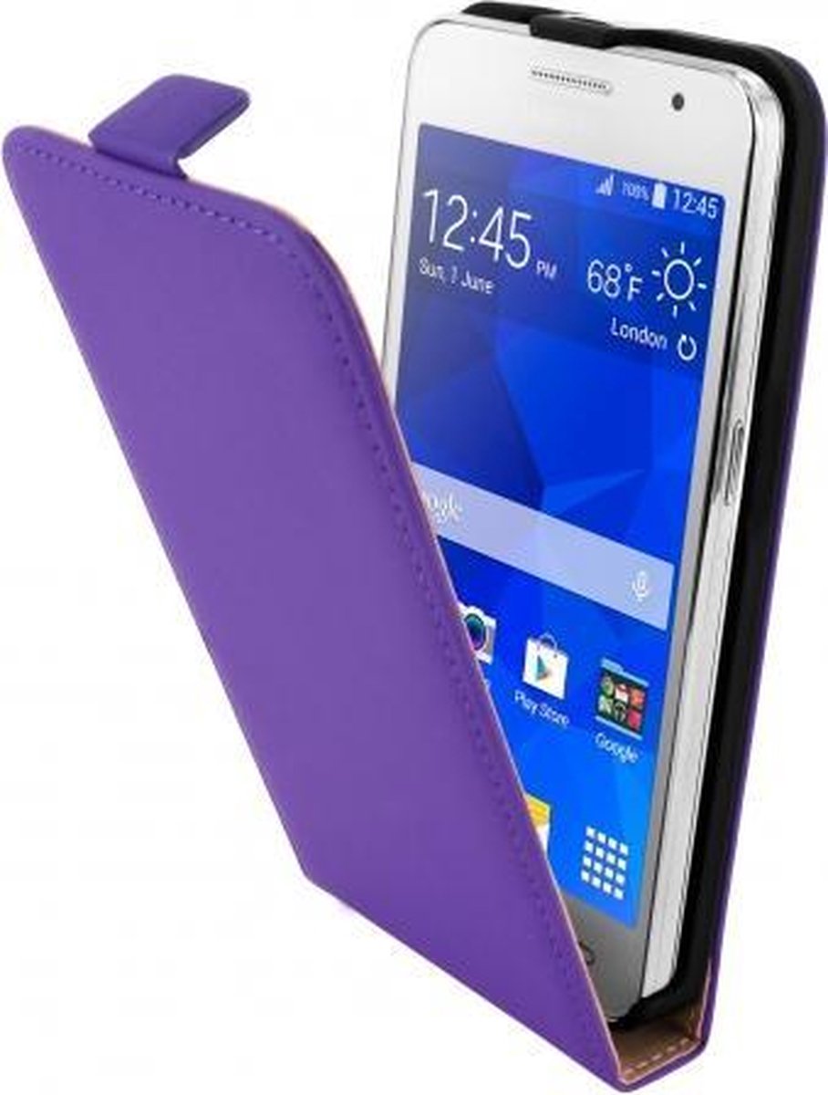 Mobiparts - paarse premium flipcase - Samsung Galaxy Core 2