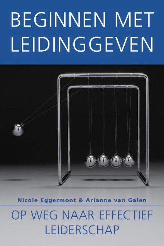 Cover van het boek 'Beginnen met leidinggeven' van N. Eggermont