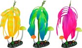 Flamingo Decoratie Fluo Boom en paddenstoel - Willekeurig - 12 x 6 x 19 cm