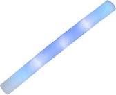 Partystaaf / foam stick met blauw LED licht - 48 cm - lichtstaven / partysticks