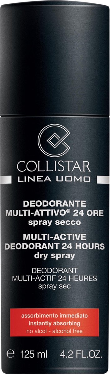 Goedkoopste Collistar Uomo Multi-Active Deodorant 24 HRS Deodorant 125ml