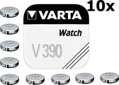 Varta V390 80mAh 1.55V knoopcel batterij - 10 stuks