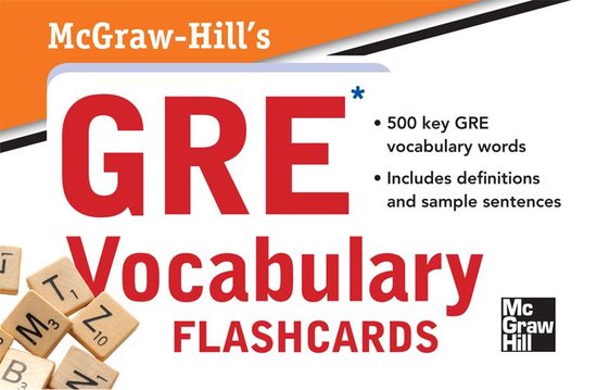 McGraw-Hill's GRE Vocabulary Flashcards - cover