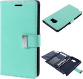 Mercury Rich Dairy wallet case hoesje Samsung Galaxy Note 5 blauw