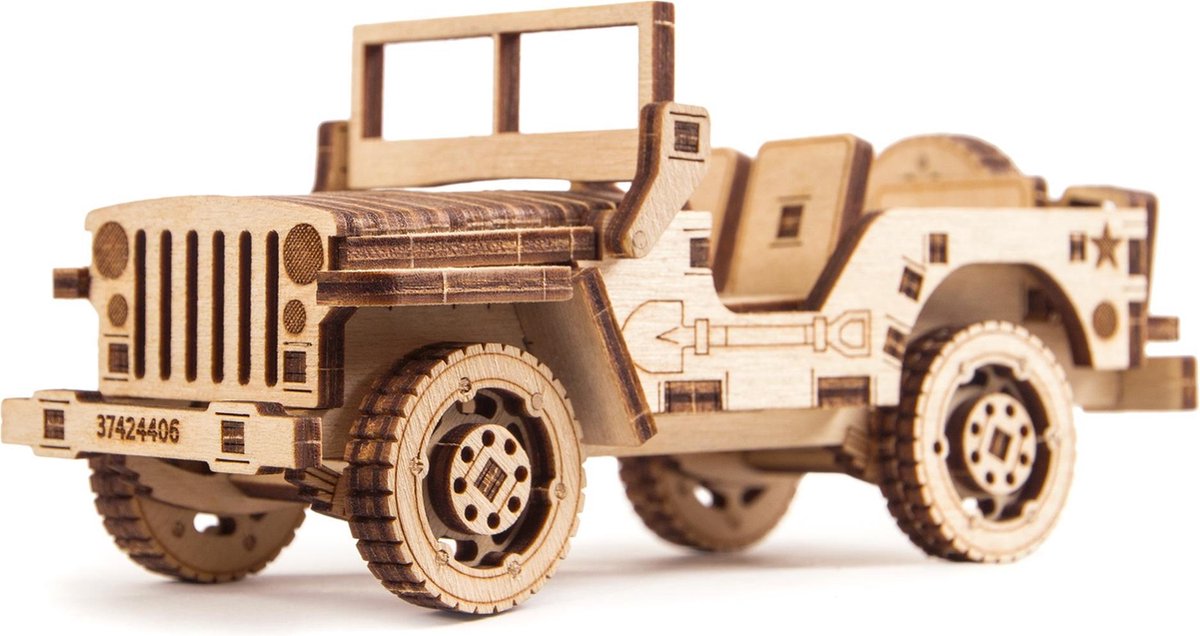 Wood Trick Jeep - Houten Modelbouw | bol.com